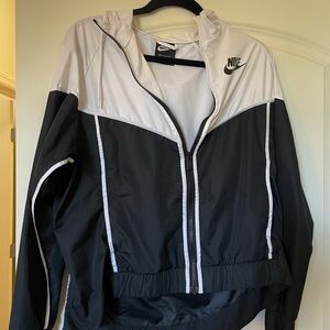 Nike Women's Utility Jacket in Black and White